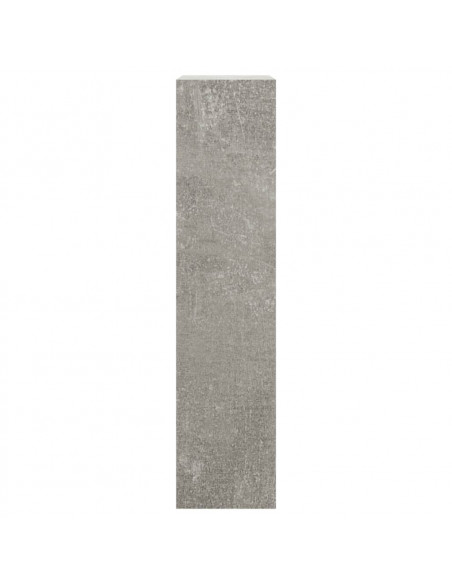 Scarpiera Grigio Cemento 63x24x103 cm in Legno Multistrato