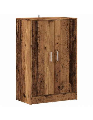 Scarpiera Legno Antico 60x35x92 cm in Legno Multistrato
