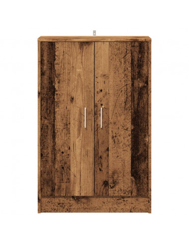 Scarpiera Legno Antico 60x35x92 cm in Legno Multistrato