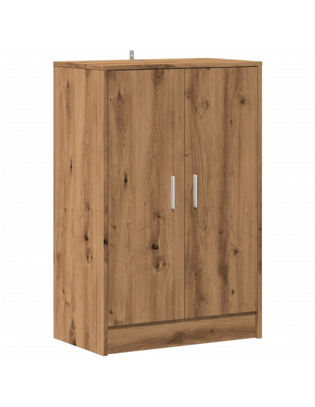 Scarpiera Rovere Artigianale 60x35x92 cm in Legno Multistrato
