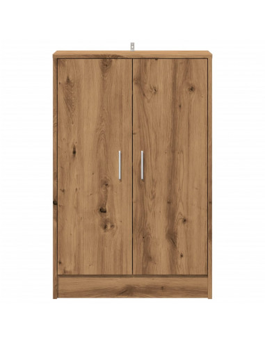 Scarpiera Rovere Artigianale 60x35x92 cm in Legno Multistrato