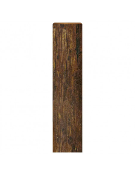 Scarpiera Rovere Fumo 63x24x103 cm in Legno Multistrato