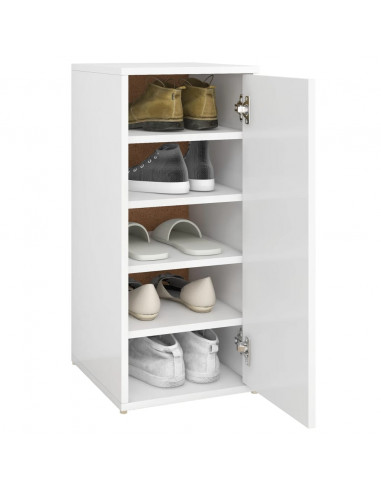 Scarpiere 2 pz Bianche 32x35x70 cm in Legno Multistrato