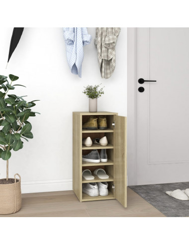 Scarpiere 2 pz Rovere Sonoma 32x35x70 cm in Truciolato