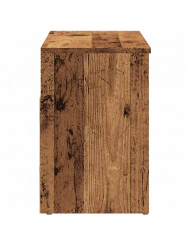 Scarpiera Legno Antico 80x30x45 cm in Legno Multistrato