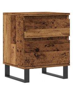 Comodino Legno Antico 40x35x50 cm in Legno Multistrato 2