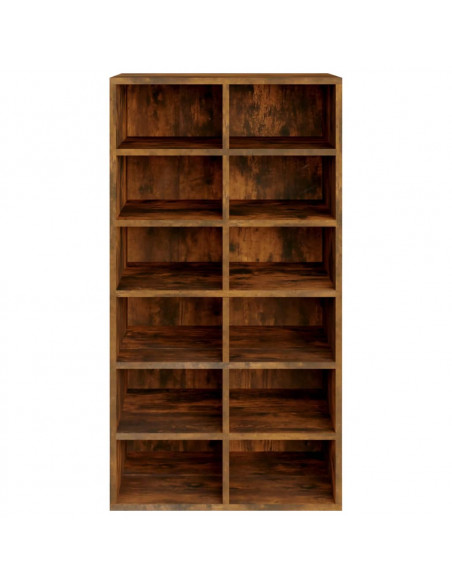 Scarpiera Rovere Fumo 54x34x100,5 cm in Legno Multistrato