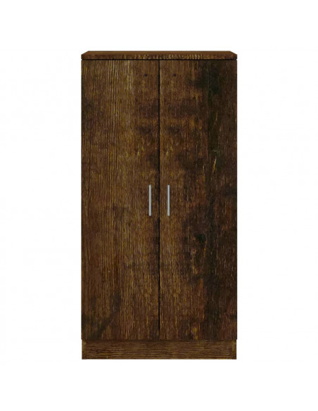 Scarpiera Rovere Fumo 55x35x108 cm in Legno Multistrato