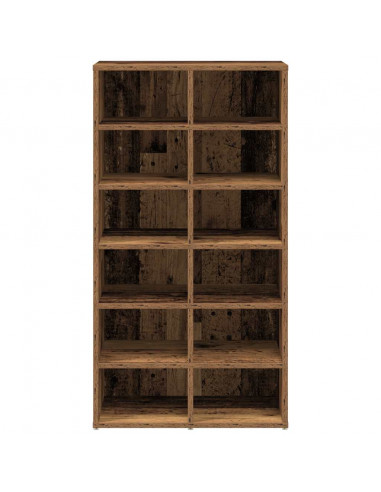 Scarpiera Legno Antico 54x34x100,5 cm in Truciolato