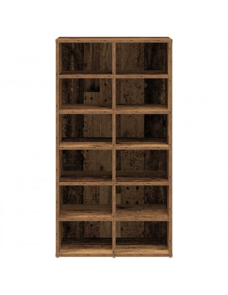 Scarpiera Legno Antico 54x34x100,5 cm in Truciolato