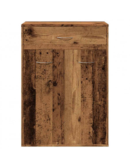 Scarpiera Legno Antico 60x35x84 cm in Legno Multistrato