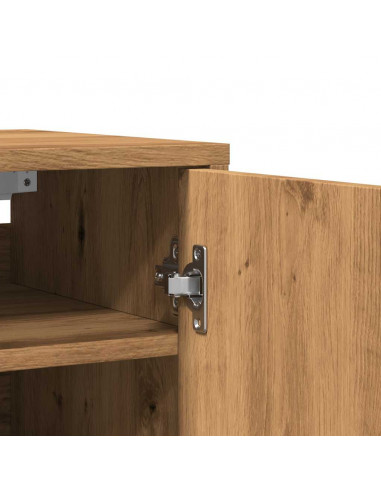 Scarpiera Rovere Artigianale 32x35x70 cm in Legno Multistrato