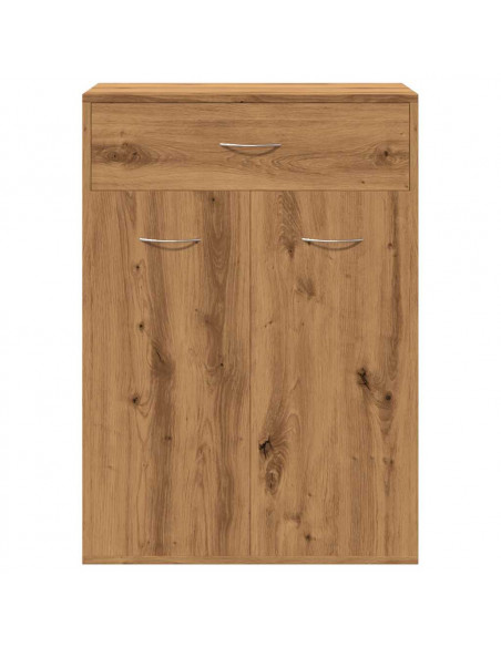 Scarpiera Rovere Artigianale 60x35x84 cm in Legno Multistrato