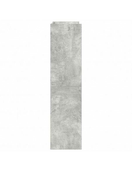 Scarpiera Grigio Cemento 60x25x100 cm in Truciolato