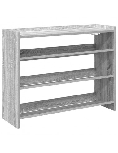Scarpiera Grigio Sonoma 80x25x61,5 cm in Truciolato