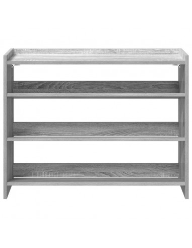 Scarpiera Grigio Sonoma 80x25x61,5 cm in Truciolato