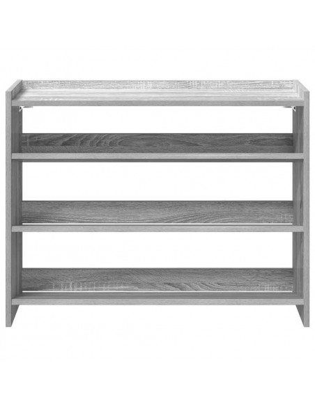 Scarpiera Grigio Sonoma 80x25x61,5 cm in Truciolato
