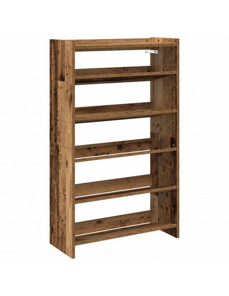 Scarpiera Legno Antico 60x25x100 cm in Truciolato