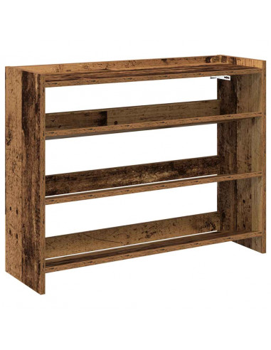 Scarpiera Legno Antico 80x25x61,5 cm in Truciolato