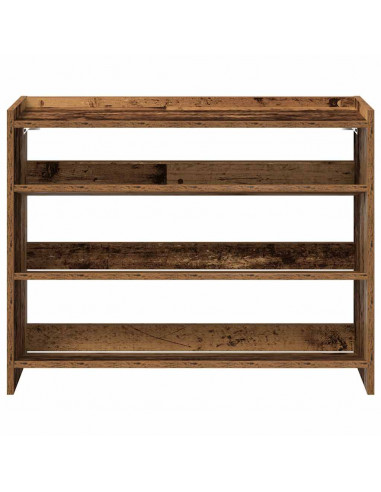 Scarpiera Legno Antico 80x25x61,5 cm in Truciolato
