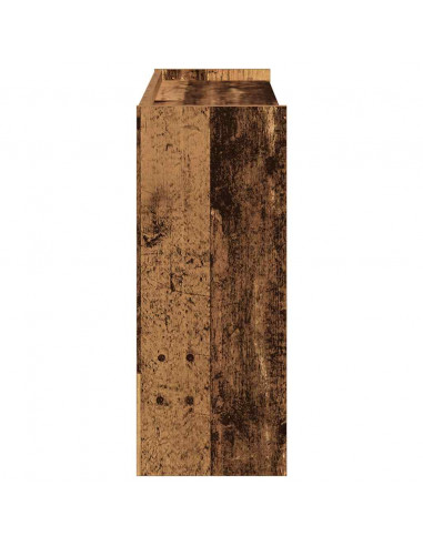 Scarpiera Legno Antico 80x25x61,5 cm in Truciolato