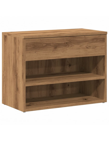 Scarpiera Rovere Artigianale 60x30x45 cm in Legno Multistrato