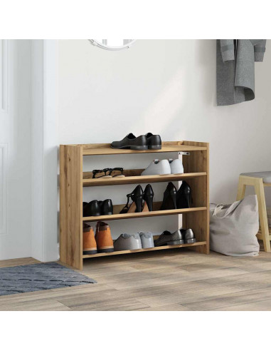 Scarpiera Rovere Artigianale 80x25x61,5 cm in Truciolato