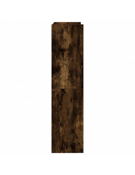 Scarpiera Rovere Fumo 60x25x100 cm in Legno Multistrato