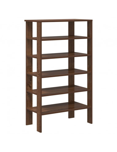 Scarpiera Rovere Marrone 61x32x105 cm in Truciolato