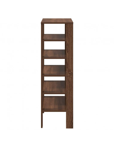 Scarpiera Rovere Marrone 61x32x105 cm in Truciolato