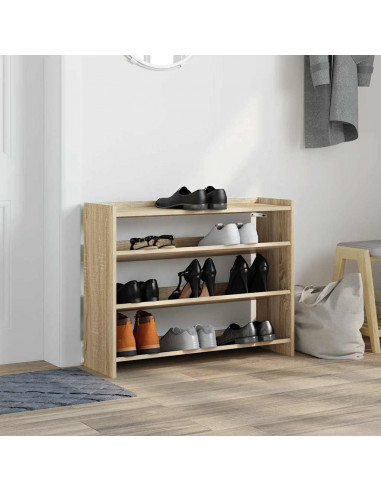 Scarpiera Rovere Sonoma 80x25x61,5 cm in Truciolato