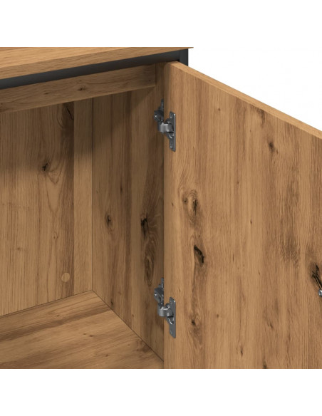 Mobile Sottolavabo Rovere 80x30x60 cm Legno Multistrato
