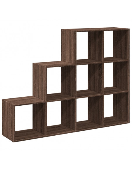 Libreria 3 Ripiani Rovere Marrone 137,5x29x103,5 cm Truciolato