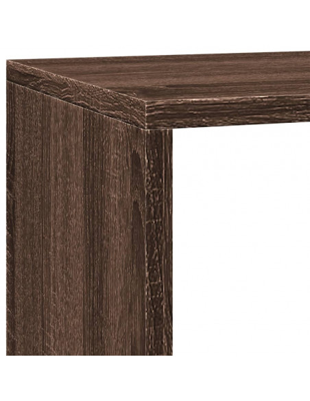 Libreria 3 Ripiani Rovere Marrone 137,5x29x103,5 cm Truciolato