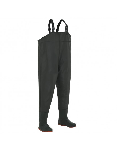 Pantaloni Impermeabili con Stivali Verdi Taglia 42