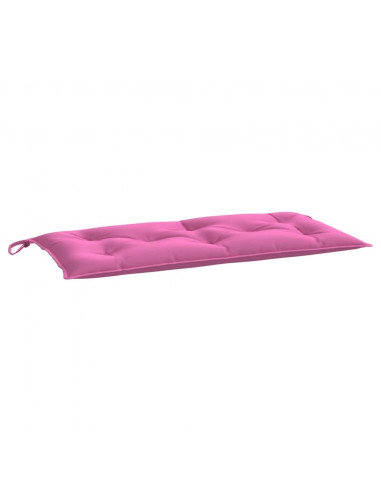 Cuscini per Panca da Giardino 2 pz Rosa 100x50x7 cm in Tessuto