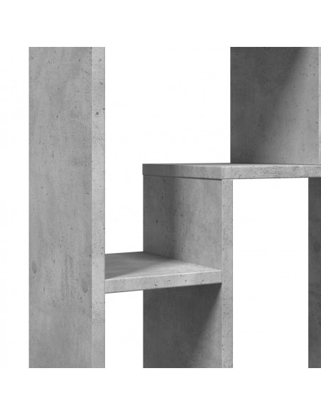 Libreria Grigio Cemento 63x20x90 cm in Truciolato