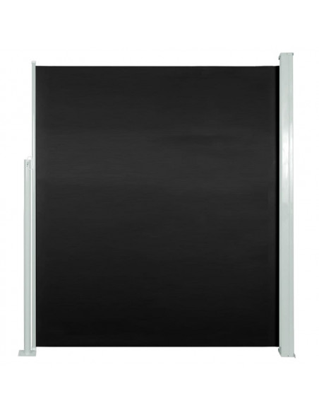 Tenda Laterale Retrattile per Patio 160x300 cm Nera