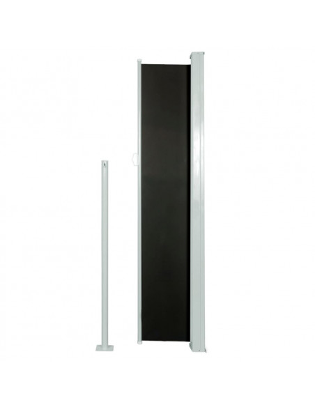Tenda Laterale Retrattile per Patio 160x300 cm Nera