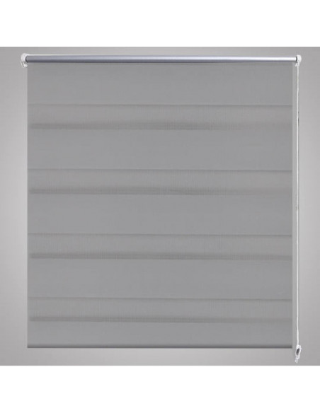 Tenda a rullo oscurante zebra 80x175cm grigia