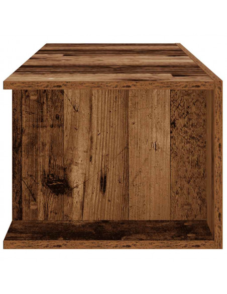 Mobile Porta TV con LED Legno Antico 135x39x30 cm Truciolato