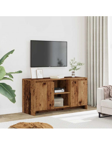 Mobile Porta TV Legno Antico 102x37,5x52,5 cm Legno Multistrato
