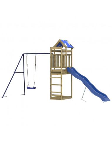 Set da Gioco da Esterno in Legno di Pino Impregnato