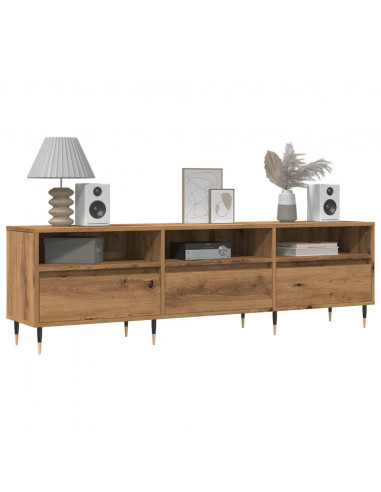 Mobile Porta TV Rovere Artigianale 150x30x44,5 cm Multistrato