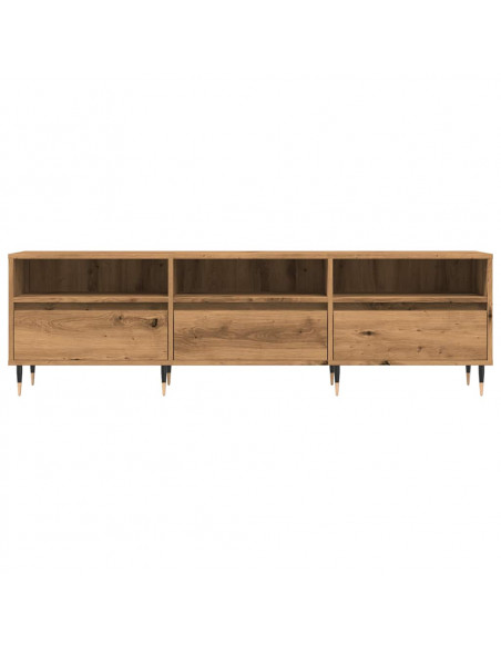Mobile Porta TV Rovere Artigianale 150x30x44,5 cm Multistrato