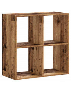 Libreria Legno Antico 68,5x32x68,5 cm in Legno Multistrato 2