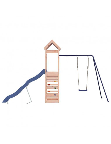 Set da Gioco da Esterno in Legno Massello di Douglas