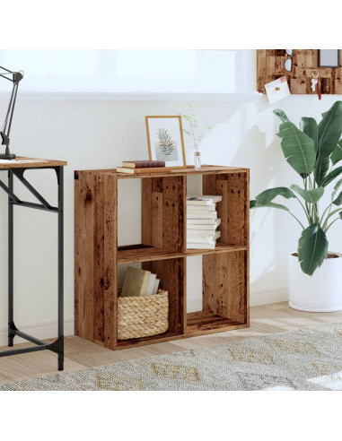 Libreria Legno Antico 68,5x32x68,5 cm in Legno Multistrato