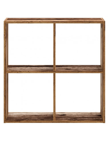 Libreria Legno Antico 68,5x32x68,5 cm in Legno Multistrato