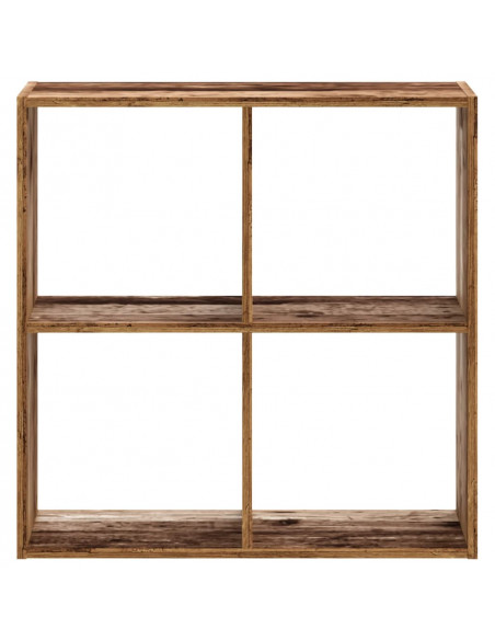 Libreria Legno Antico 68,5x32x68,5 cm in Legno Multistrato